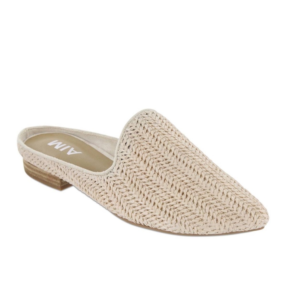 MIA Johona Woven Mules Flats Size 8